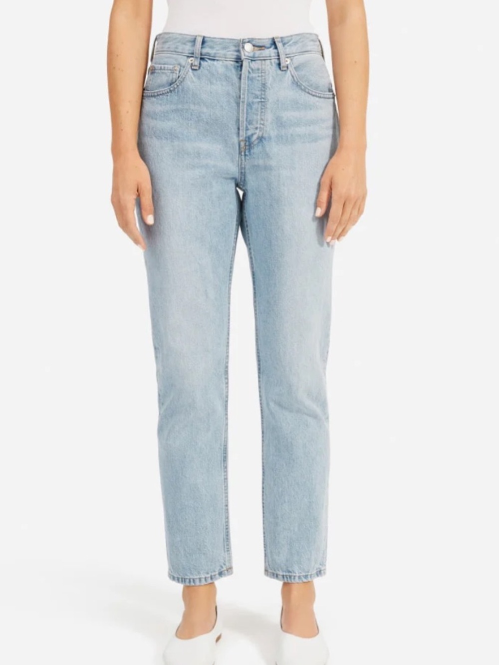 Everlane 90s cheeky crop jeans